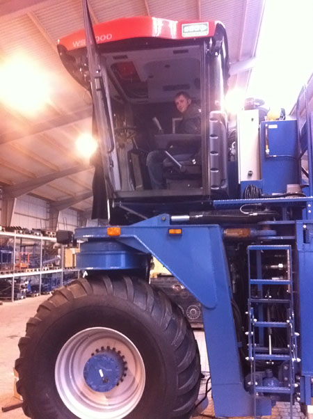 Jim on trip to Asa Lift factory